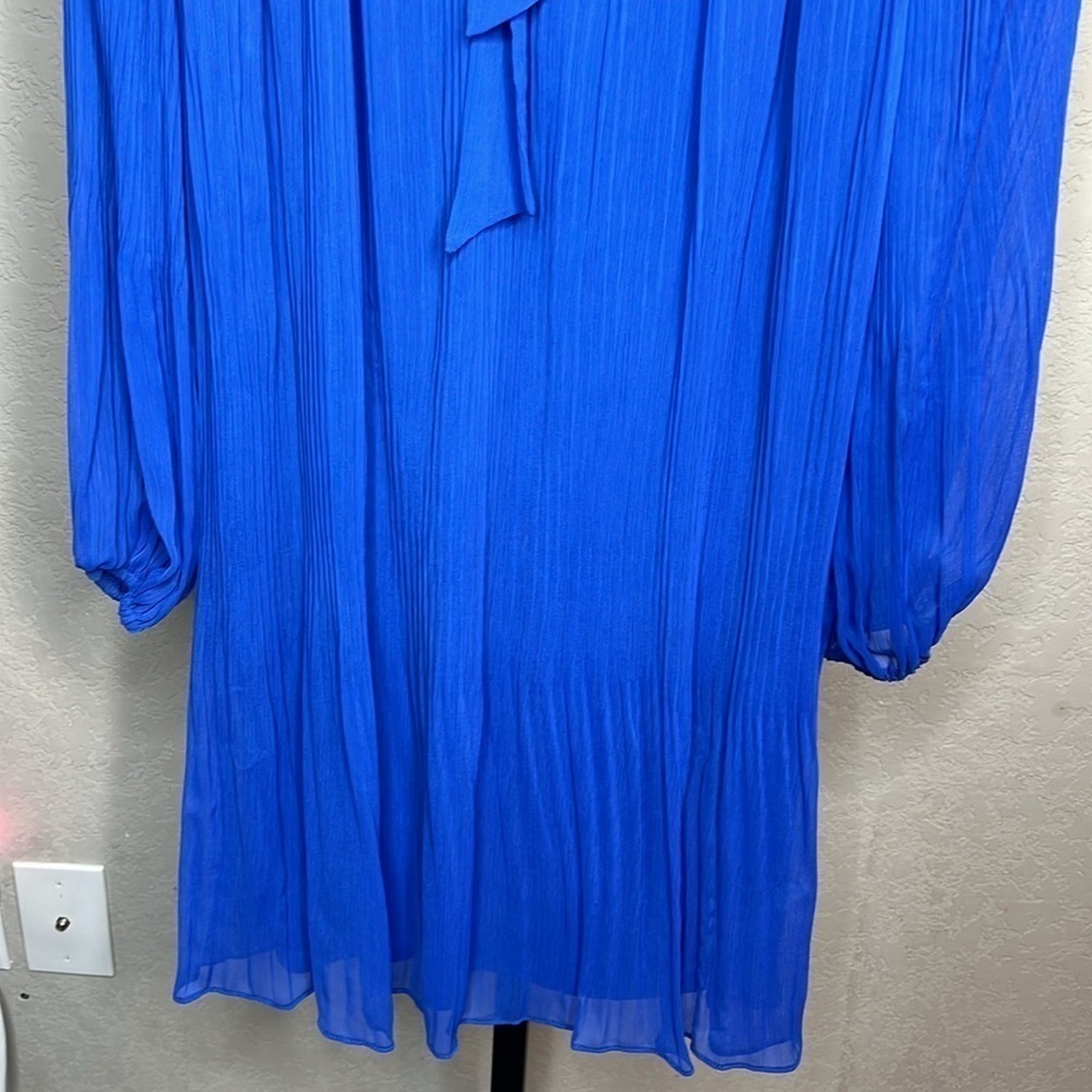 357 - DKNY NWOT Blue Long Sleeve Dress, Size 10 - Picture 3 of 6